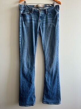 Y2K VINTAGE Hollister Cali Flare Blue Jeans Size 11 Womens